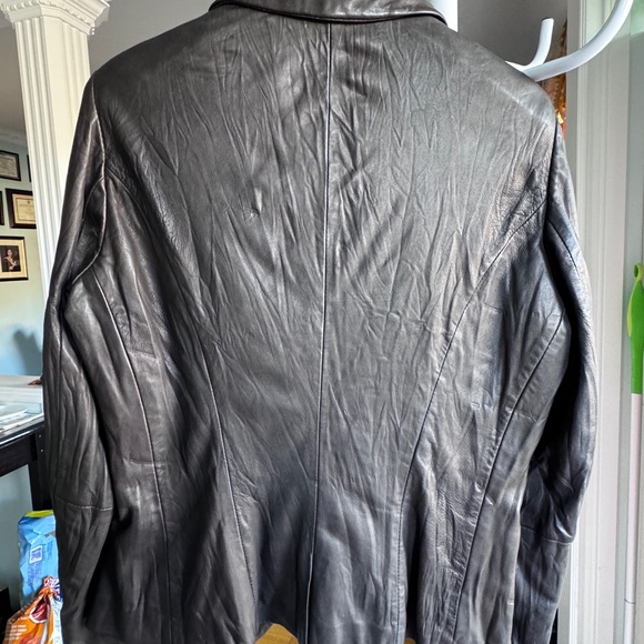 Danier dark brown Leather Jacket - Picture 3 of 6